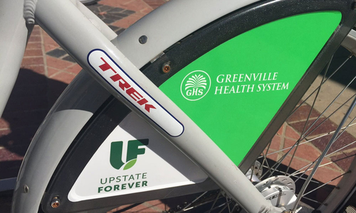 Upstate Forever will transfer bikeshare operations to the City of Greenville in late 2019