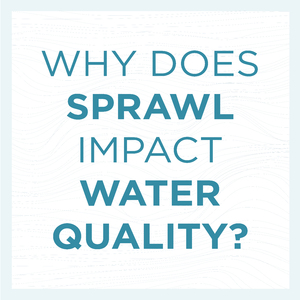 Why does sprawl impact water quality?